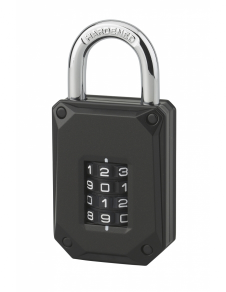 Black - cadenas à combinaison à 4 chiffres avec mot de passe, verrou de  porte à boulon coulissant, verrou de
