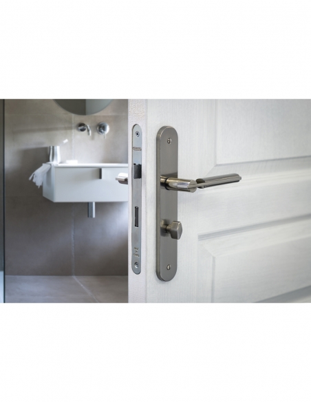 1 ensemble, bouton de porte avec serrure et clé, serrure à bille ronde en  acier inoxydable, poignée de bouton de porte intérieure/extérieure pour  chambre salle de bain/porte d'entrée - Temu Switzerland