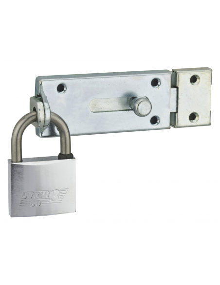 Porte-cadenas de haute sécurité pour portes battantes ou coulissantes